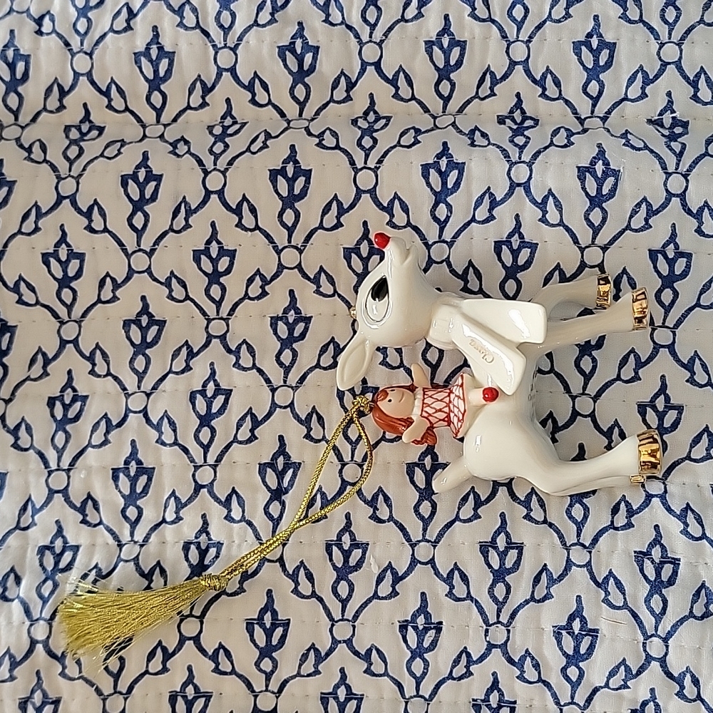 Lenox 2016 Rudolph and dolly ornament